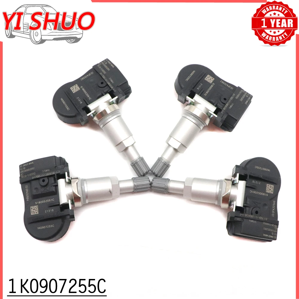 Автомобильный датчик давления в шинах TPMS 1K0907255C для Audi S4 S5 Q5 A3 A4 A5 Quattro SQ5 Volkswagen EOS Passat Beetle Golf R32