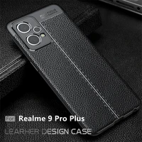 for oppo realme 9 pro plus case cover for realme 9 pro plus capas phone back soft tpu leather for fundas realme 9 pro plus cover