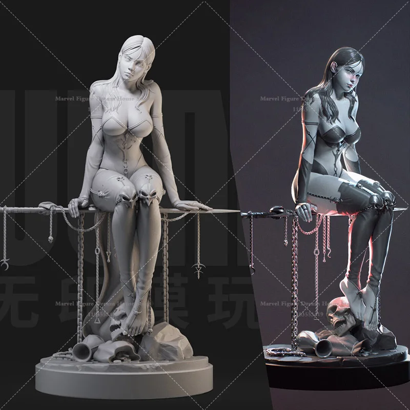 Масштаб 1/24 1/18 подвесная темная девушка нежидный волшебник западные легенды