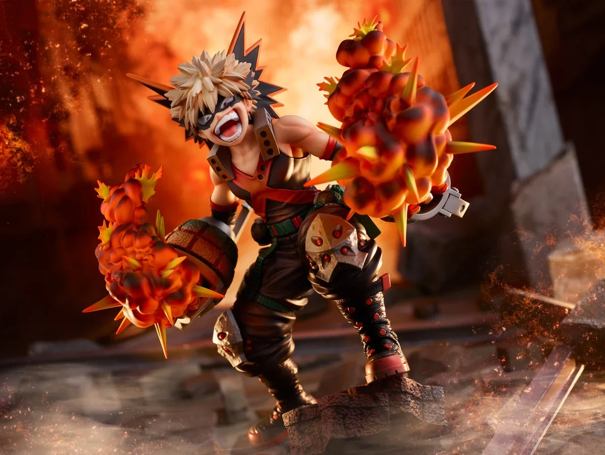 В наличии SEGA S-FIRE My Hero Academia Bakugo Katsuki аниме персонаж ПВХ коллекция фигурка модель