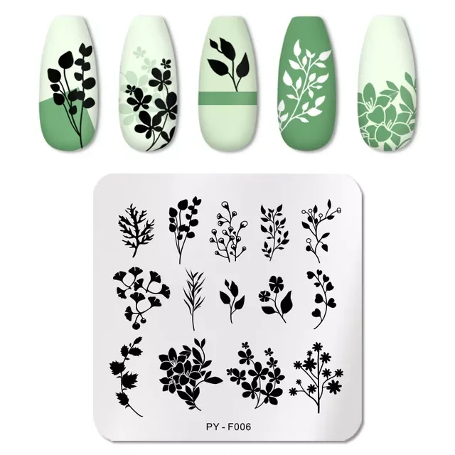 

NEW YOU Geometry Nail Stamping Plates Lines Animal Fruits Theme Template Plate Mold Nail Art Stencil Tools