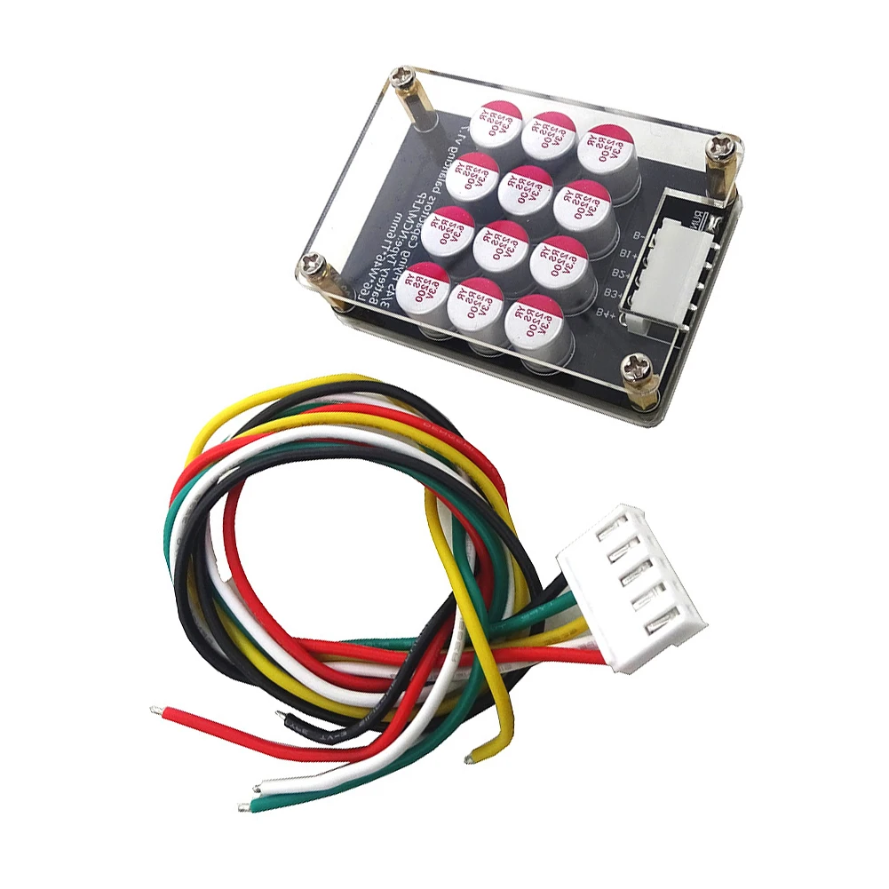 

Active Equalizer Balancer 5A 4S Equalizer Energy Transfer Board Lifepo4 Lithium Battery Energy Capacitor Balance Board & Shell