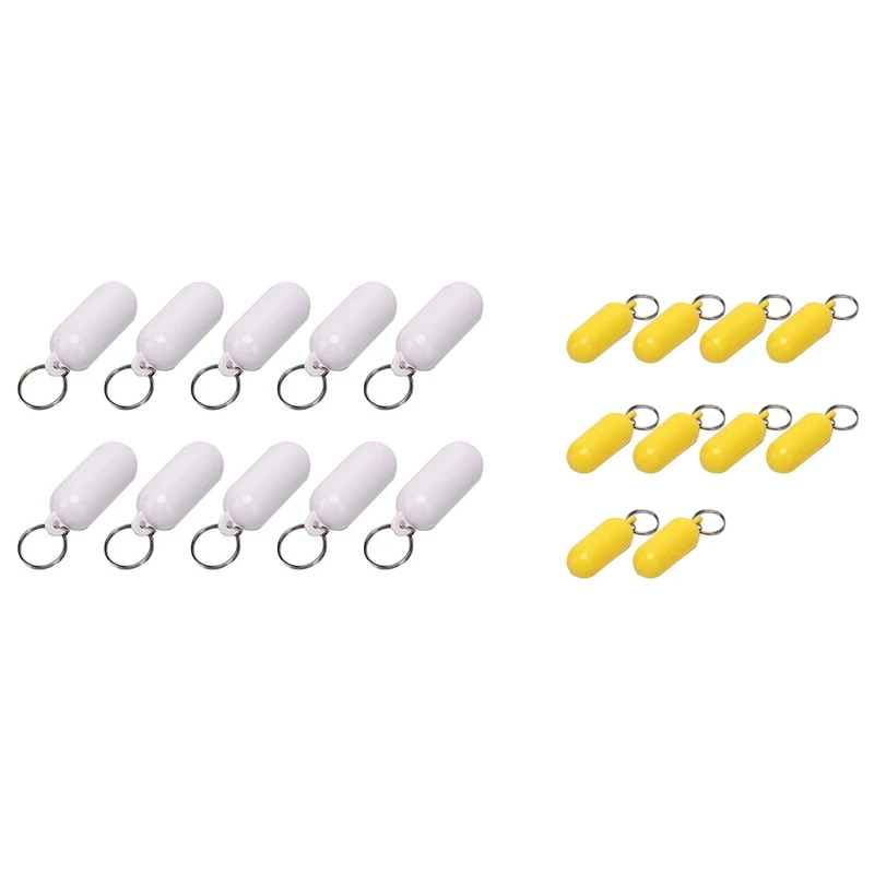 

10 Swimming Rafting Beach Floating Keychain Swimming Boat Sail Key Floating Ring Floating Foam Oval Keychain