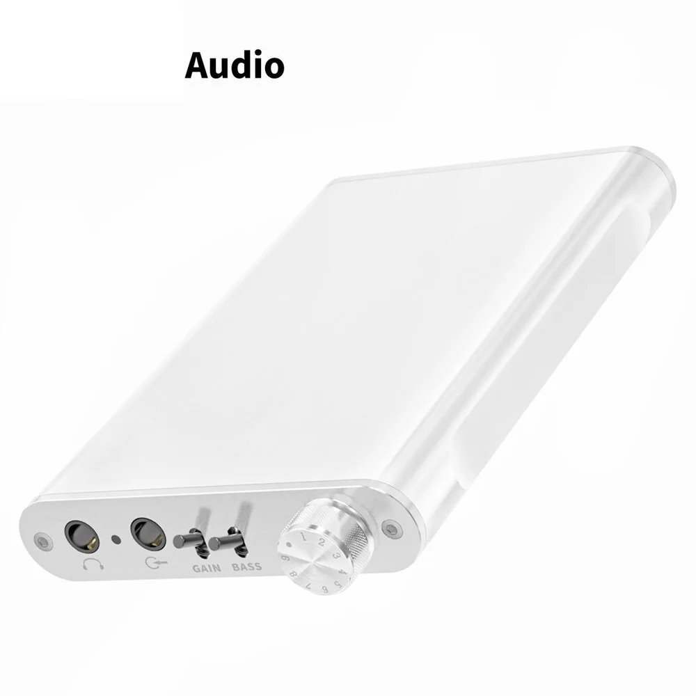 

Audio N2 Mini HiFi Stereo Headphone Amplifier 3.5MM Gain & Bass Switch Portable for iPhone, iPod, iPad and Computers