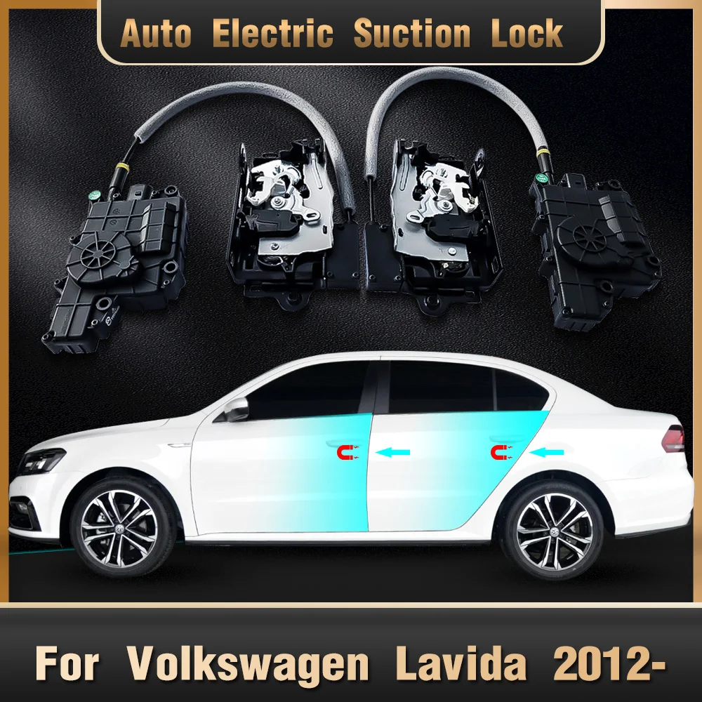 

Sinairyu умный Автомобильный Электрический Всасывающий дверной замок для Volkswagen VW Lavida, мягкий закрытый супер тихий самовсасывающий дверь