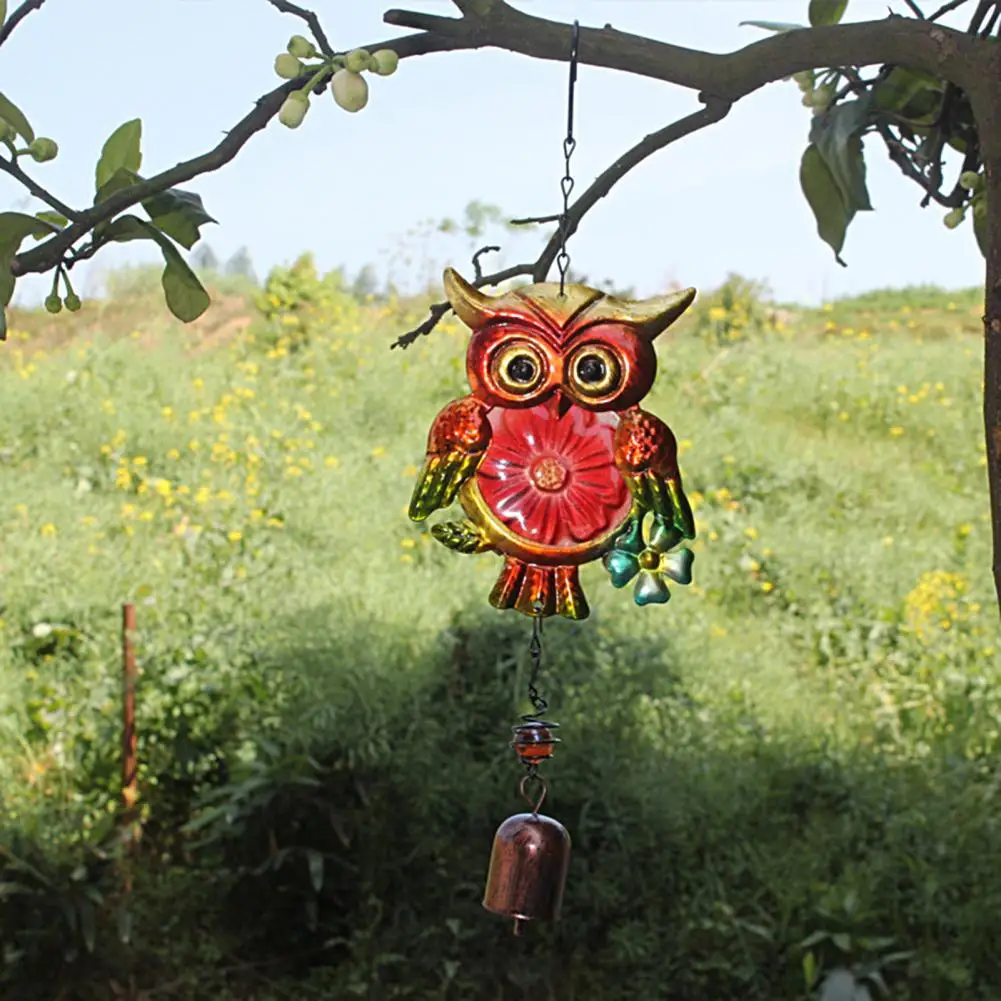 

Fashion Hanging Wind Chime Cartoon Euphony Colorful Painted Wind Bell Pendant for Balcony