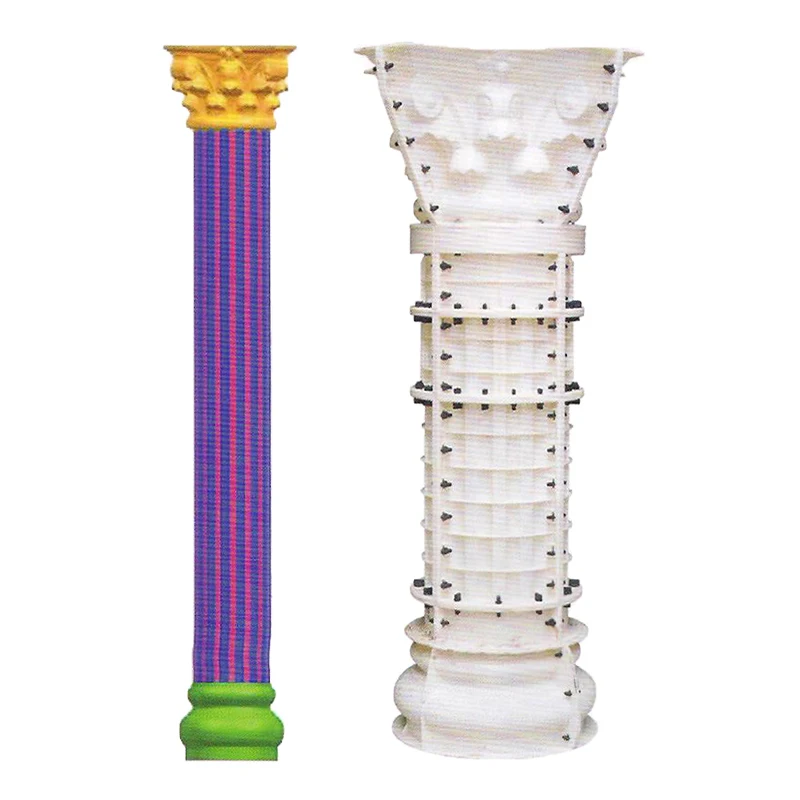 

Diameter 15cm x 350cm ABS Plastic concrete roman pillars column molds for sale