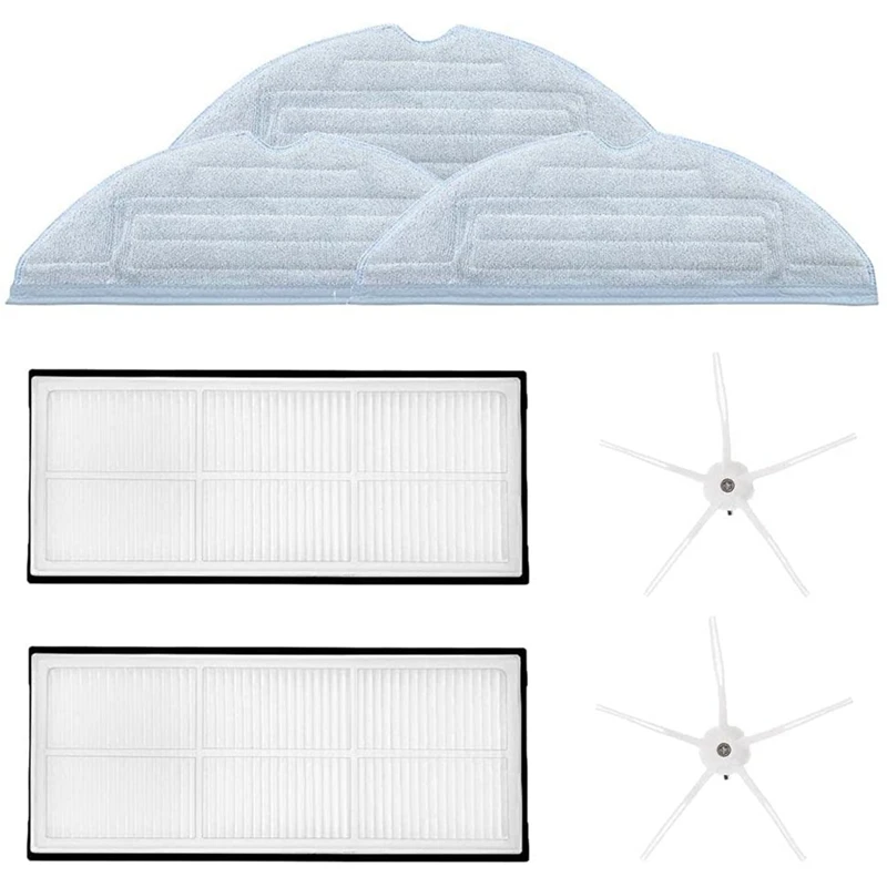 

Accessory Set For Roborock S7 T7 T7 Plus Robot Vacuum Cleaner Spare Parts Pack Of 7 With Filter & Side Brush & Wipe