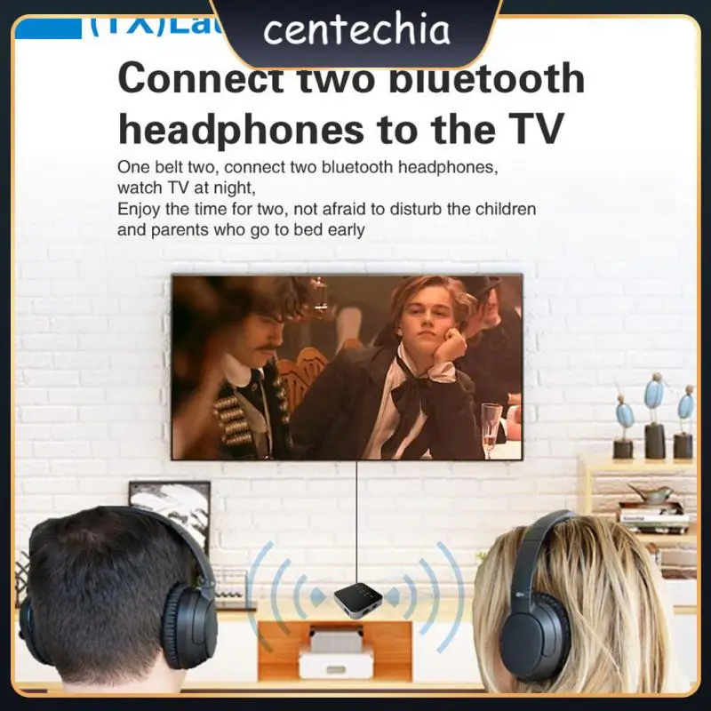 

For Tv Car Transmitter Adapter Hd Low Latency 5.2 Audio Receiver Audio Receiver Handsfree 3.5mm Aux Low Latency Hifi