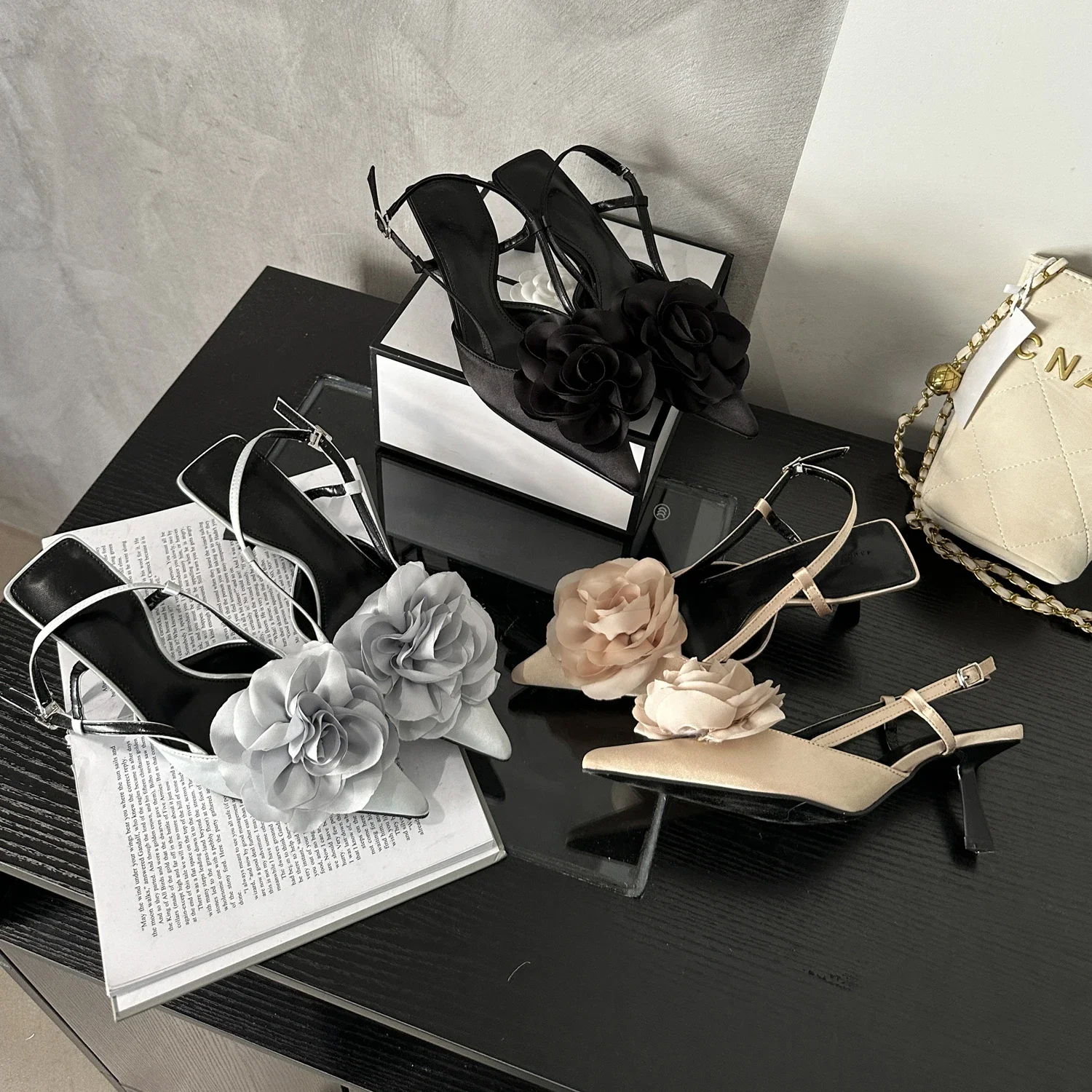 Женские туфли-лодочки Eilyken модные на тонких высоких каблуках с острым носком и