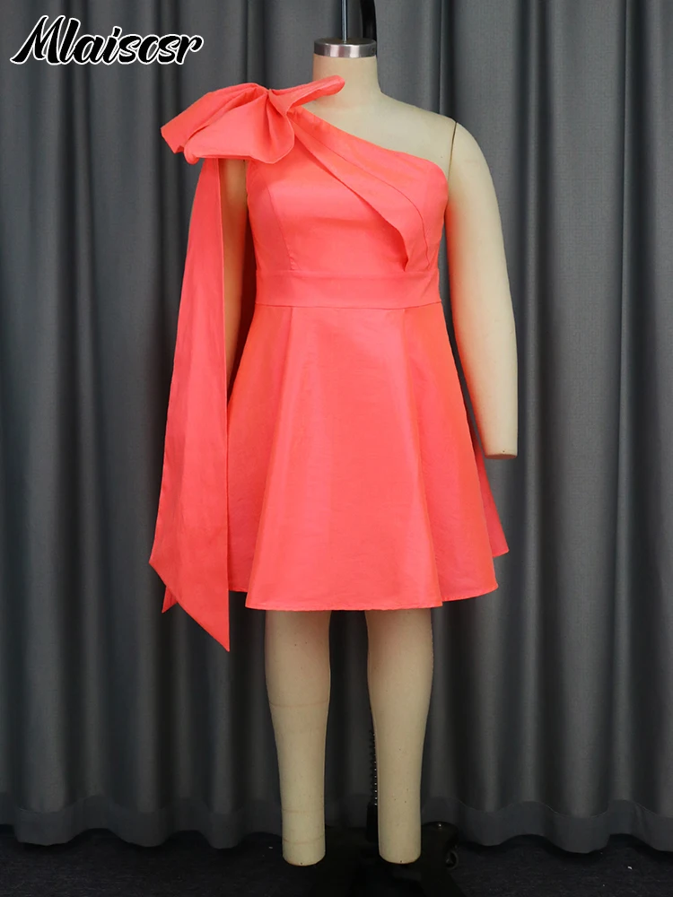 Mlaiscsr сексуальное наклонное короткое платье знаменитостей на одно плечо для