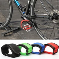 1 pair bicycle pedal straps anti slip pedal dog mouth set straps adhesivel bike pedal tape fixed gear cycling fixie cover