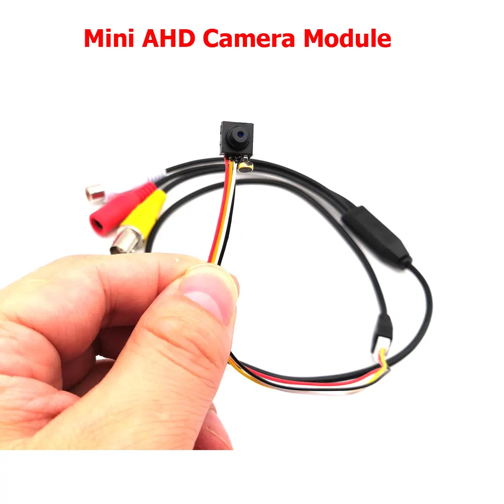Модуль камеры видеонаблюдения Micro Mini 720P HD AHD 8x8 мм с микрофоном и аудиовыходом |