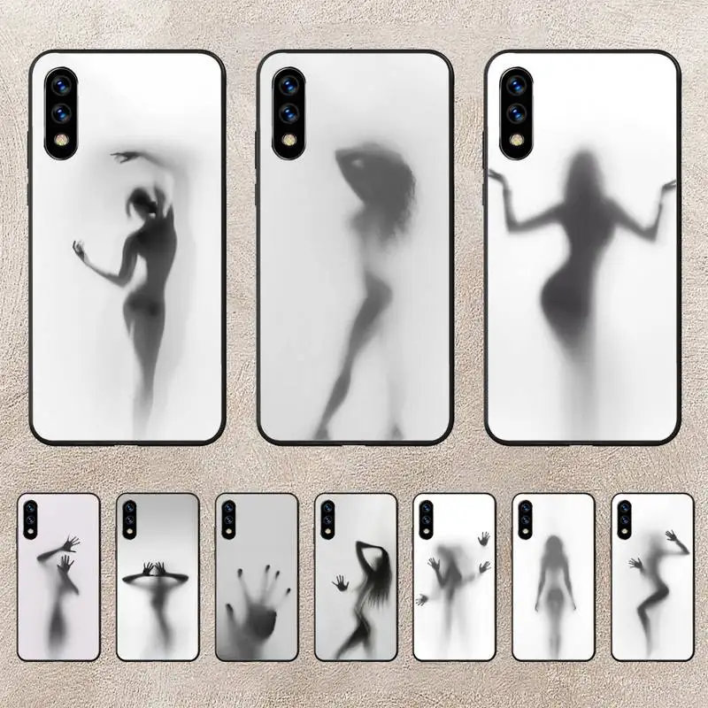 

Woman Silhouettes Sexy Lady Girl Phone Case For Huawei P10 P20 P30 P50 Lite Pro P Smart Plus Cove Fundas