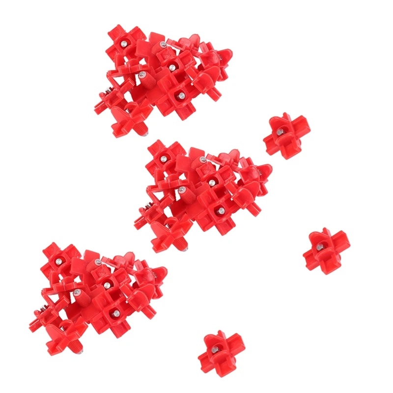 

36 Pack - Horizontal Side Mount Automatic Poultry Nipples - Clean Drinker Waterer For Chicken Or Quail