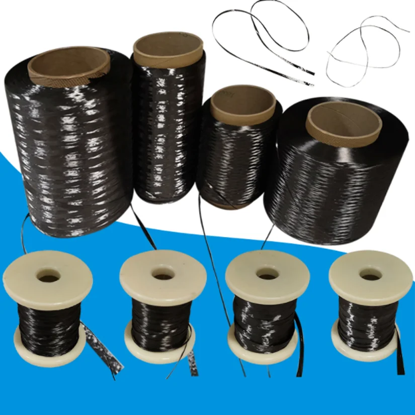 

3K/6K/12K/24K Carbon Fiber Wire High Temperature Resistance Conductive And Tensile Resistance Conductive Heating Wire Free Shipp