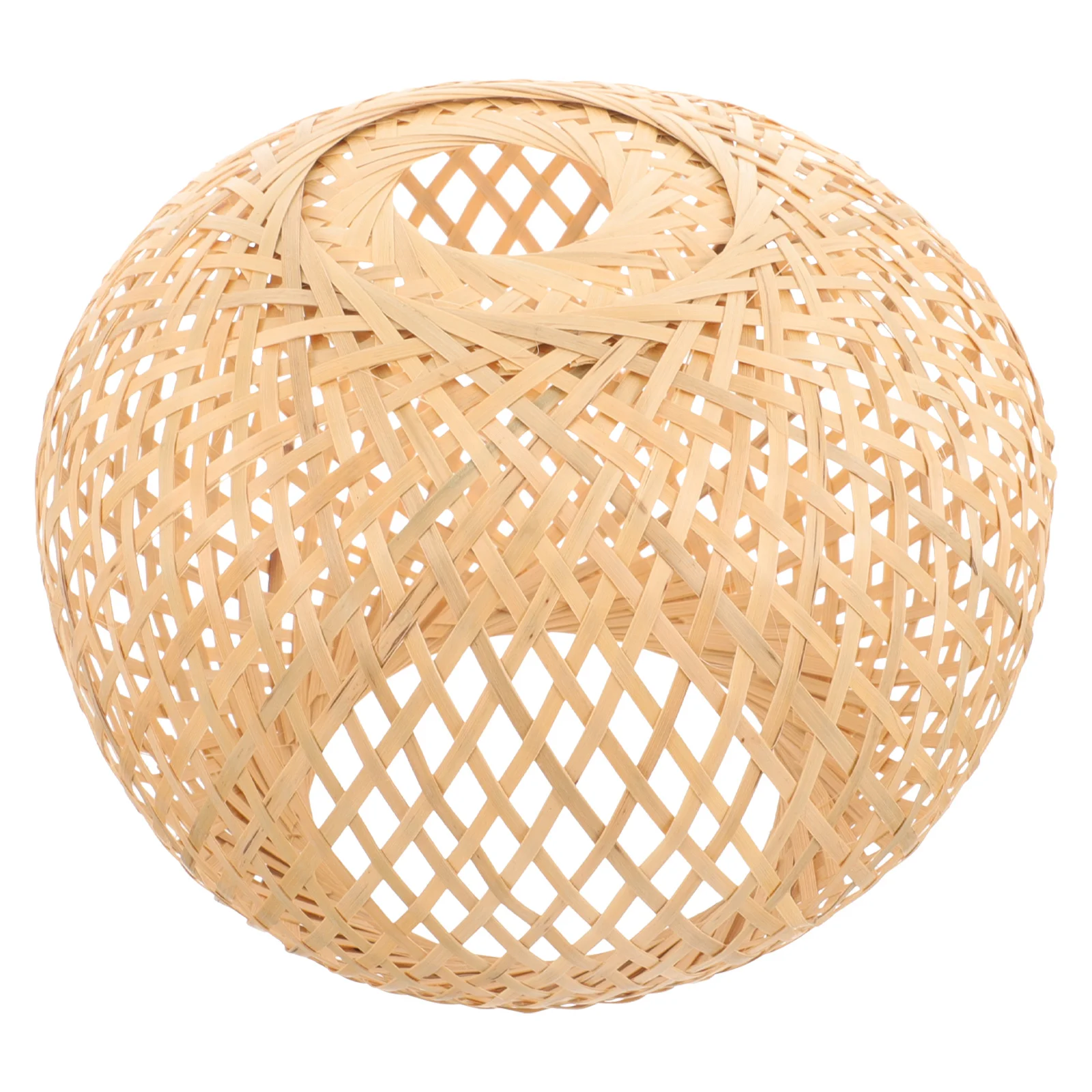 

Ceiling Lamp Retro Decor Pendant Light Lampshades Cover Bamboo Weaving Woven Replacement
