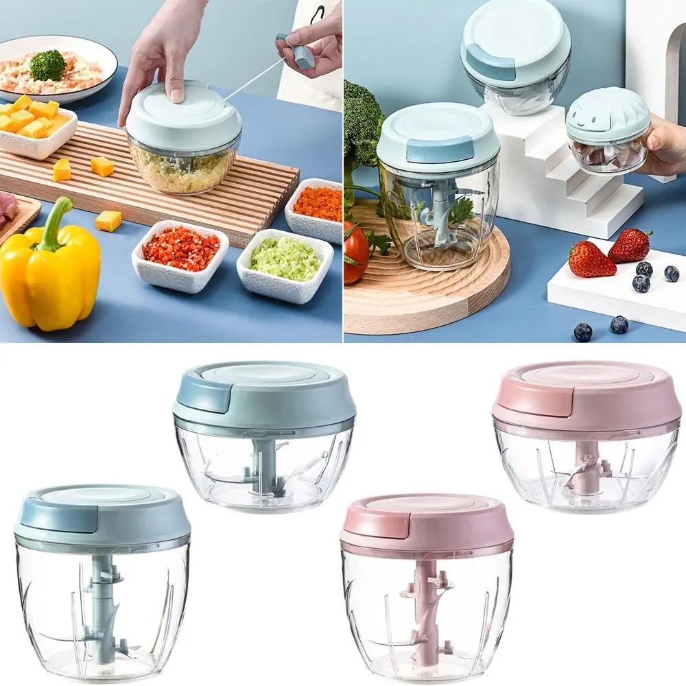 Ручная Мясорубка Для Овощей И Чеснока Вращающийся Пресс Кухонные Аксессуары