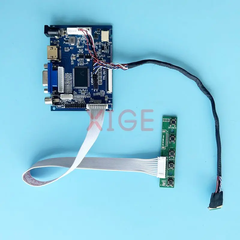 

Fit N164HGE-L11/L12 плата контроллера, совместимая с-HDMI 1920*1080 VGA 2AV 16,4 "LVDS 40 Pin дисплей ноутбука, комплект для сборки своими руками