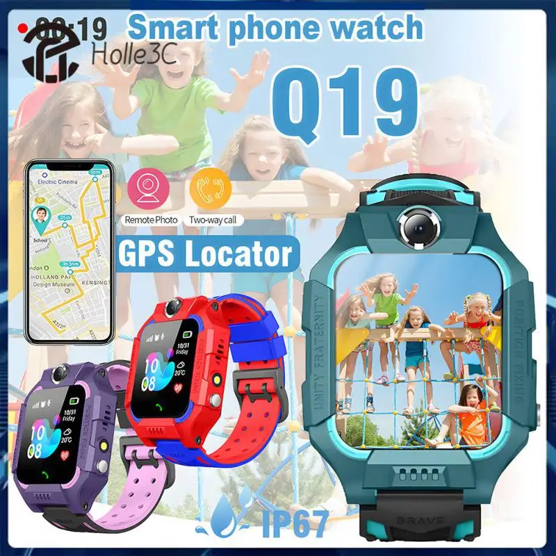 

Kids 4G Smart Watch 400mAh SOS GPS Location For Children SmartWatch Camera IP67 Waterproof Learning Toy 2 Way Communication