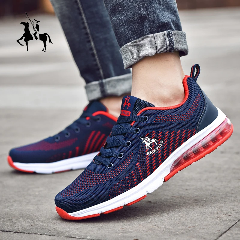 Мужские Нескользящие кроссовки дышащие сетчатые Повседневная прогулочная обувь