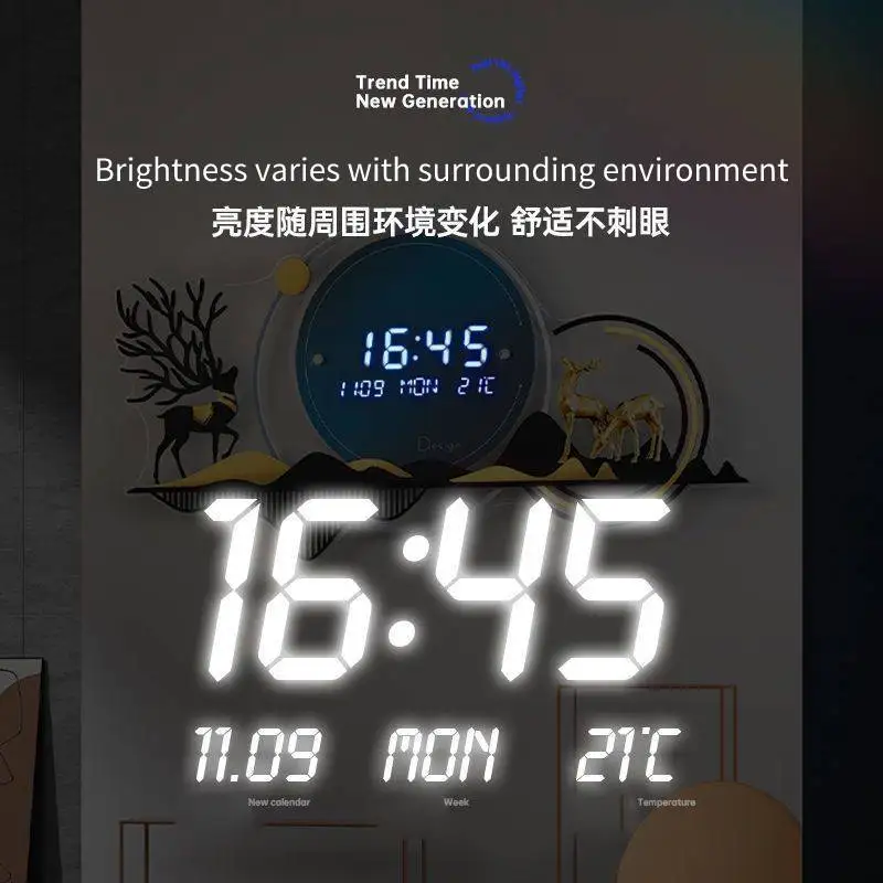 Роскошные Настенные часы в скандинавском стиле для гостиной домашние настенные