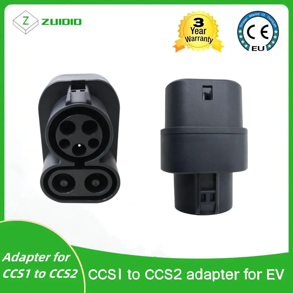 

EV Adapter 150A 62196-3 Adapter Electric Vehicles Charging Adapter EV Connector Socket CCS1 To CCS2 Adapter