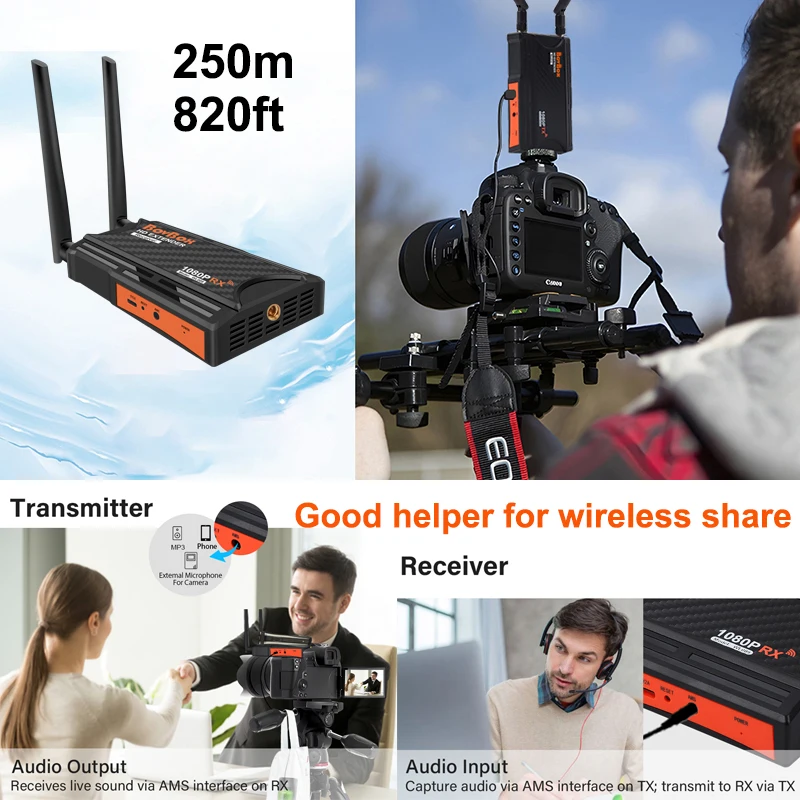 Беспроводной Bluetooth-динамик 1080p 200 м