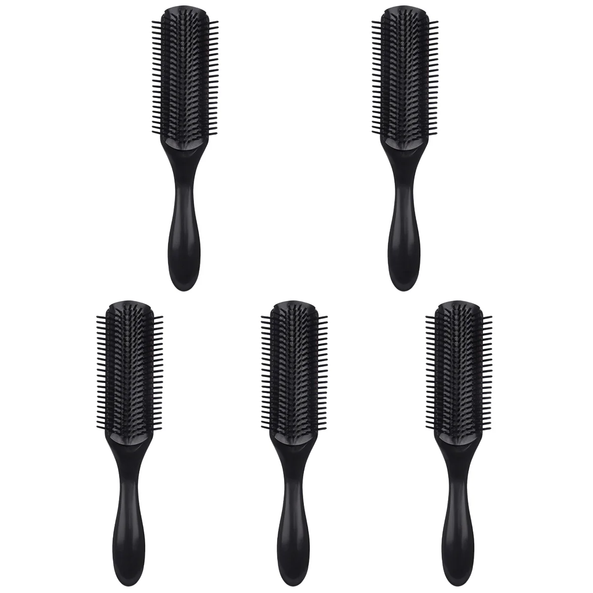 

Thick Hair Brush Hair Brush Nine Row Comb Rib Detangling Hair Combs Styling Brush Curling Curly Brushes Women