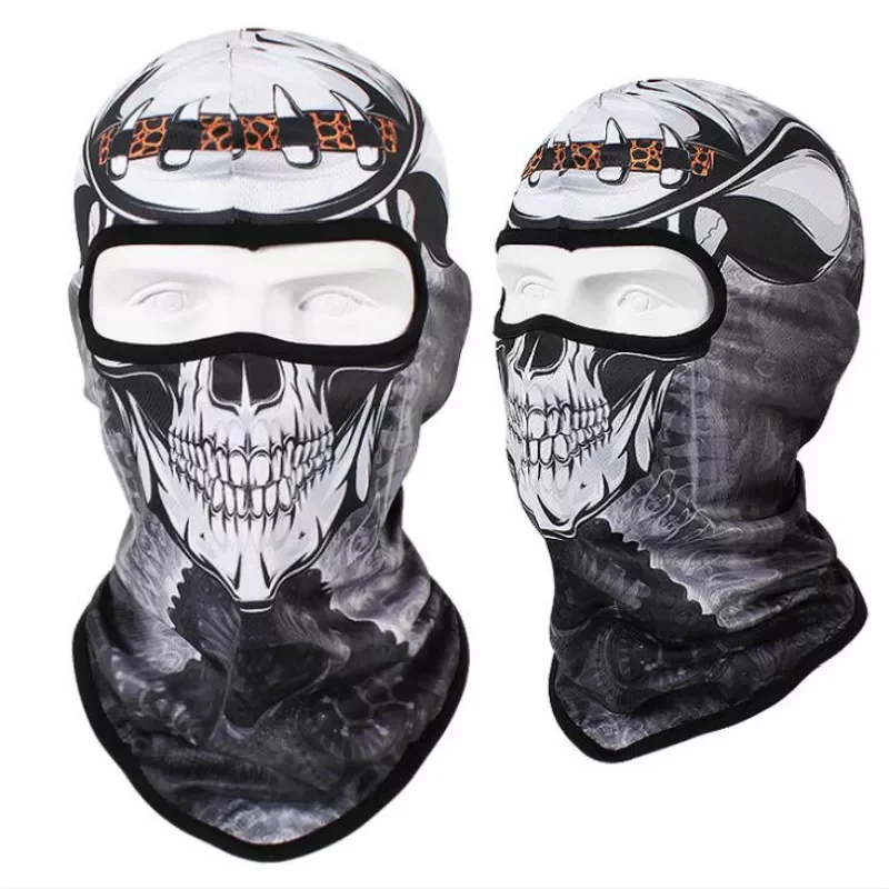 Маска для лица крутой робот скелет маска на Хэллоуин шарф Джокер повязка голову