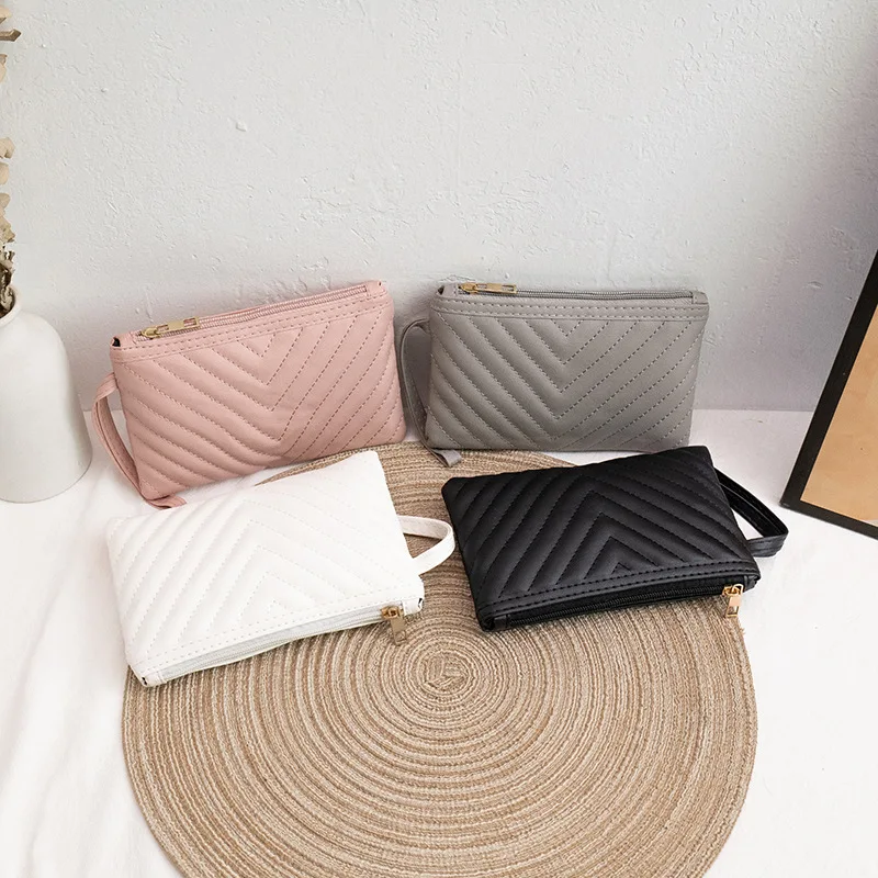 

PU Leather Mini Wallet Embroidered Ringer Purse Bag Clutch for Ladies Girls Small Handbag Mini Bag Female Clutch Wallet Holder
