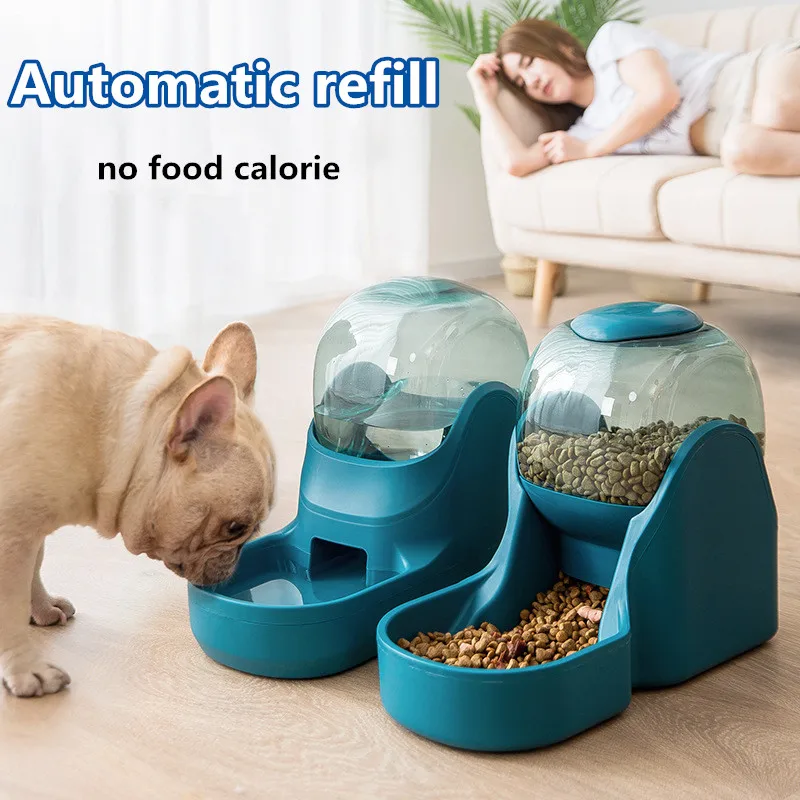 

3.8L Large Capacity Pet Bowl Pet Automatic Feeder Dispenser Cat Drinker Dog Water Bowl Cat Bowl Dog Basin Feeding Pet Supplies