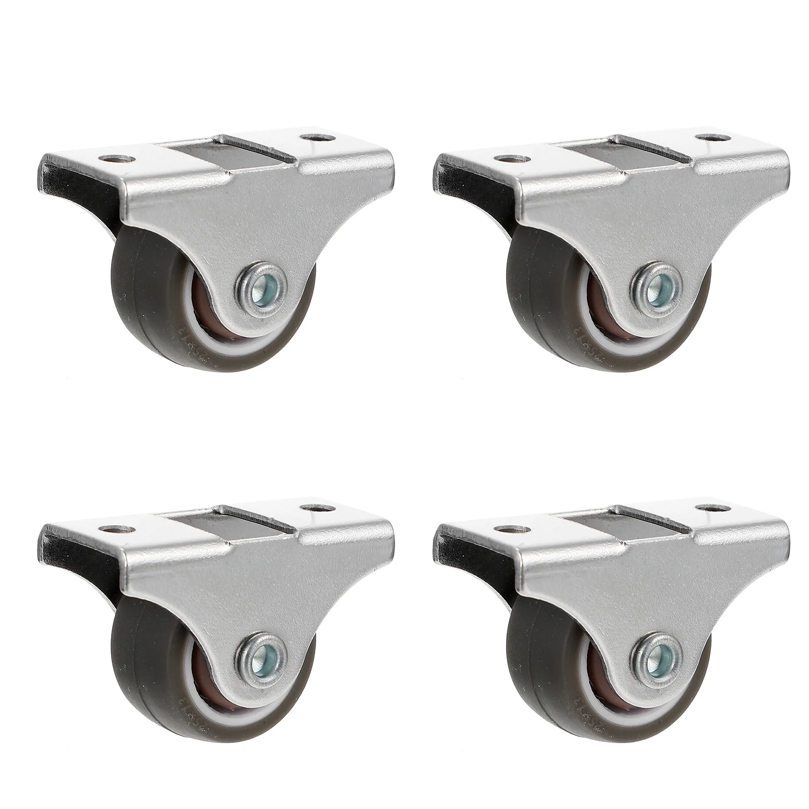 

4 Pcs Roller Orientation Wheel Desk Casters Directional Movable Castor Wheels Table Iron