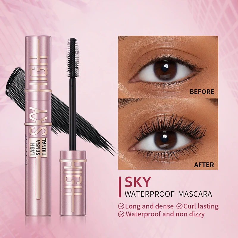 

Eyelashes Lengthening Mascara Long Lasting Waterproof Women Korean Silky Lash Black Eyelashes Extension Makeup Beauty Cosmetic