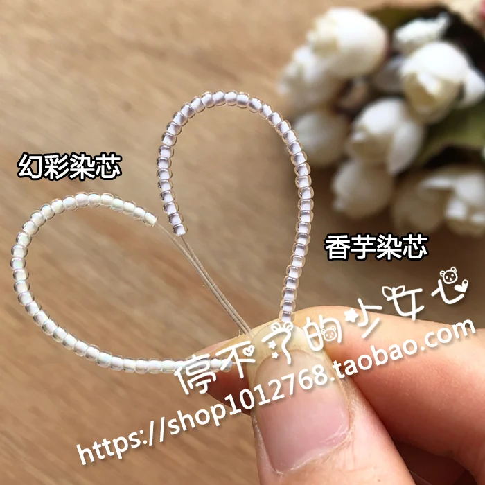 Toho/Dongbao Japan Imported Fantasy Girl Color Dyed Core Rice Beads 2mm Baby Clothes Tassel Beaded Pearl Embroidery 7 Colors