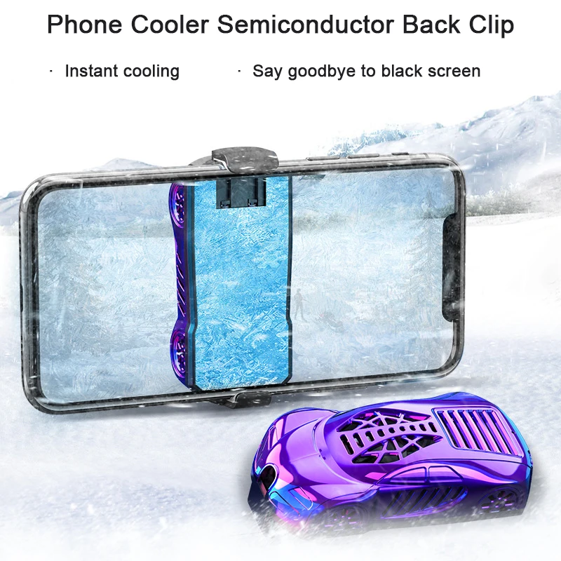 

Car Semiconductor Mobile Phone Cooler Radiator Snap-on PUBG Rapid cooling Air-cooled for Cell Phone Cooling Clip FOR xiaomi