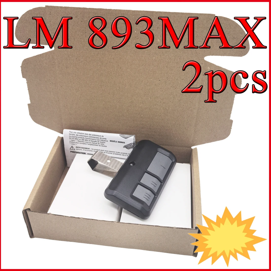 Пульт дистанционного управления Ty 893Max для гаражных ворот