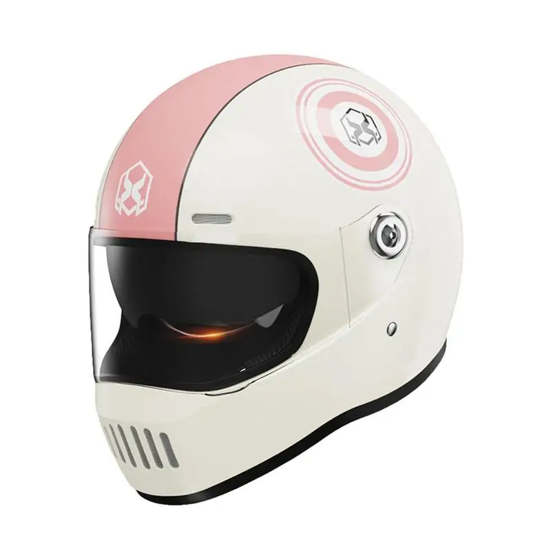 

Motorcycle Helmets Women Moped Helmets Thermal Helmets Anti-fog Process Exterior Mirror HD Double Mirror Design For Commuting