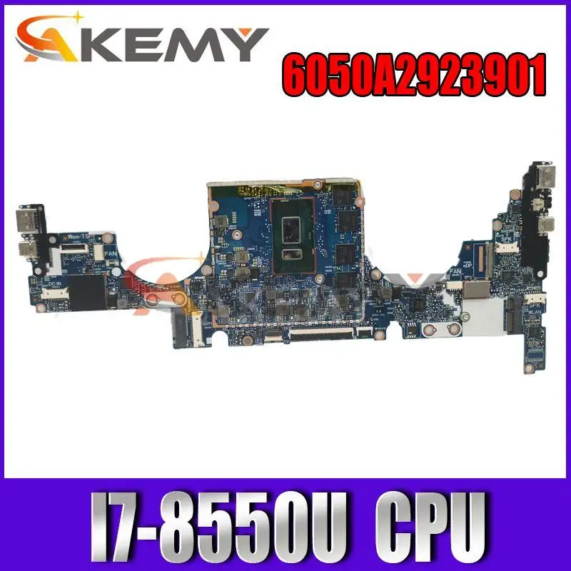 

Материнская плата Akemy для ноутбука HP ENVY 13-AD 6050A2923901 с процессором I7-8550U 8 Гб
