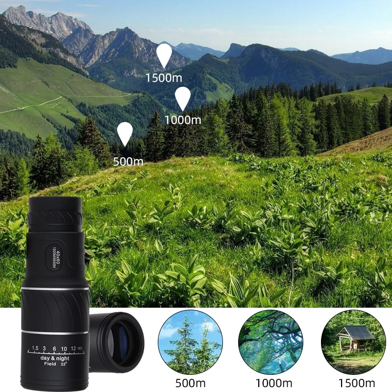 Монокулярный телескоп 16X52 HD для спорта на открытом воздухе дикой природы охоты