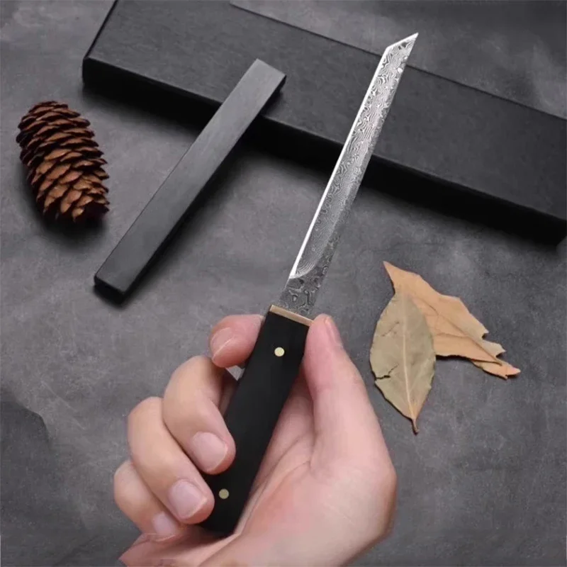 CMGF Дамасский Узор Фруктовый Нож Высококачественный Портативный Кухонный