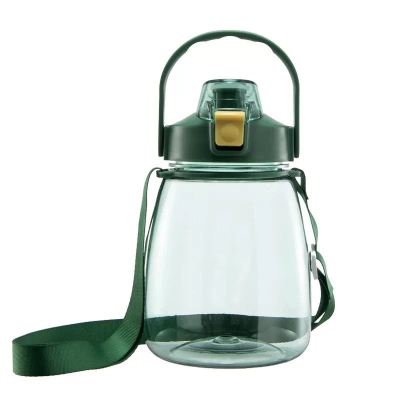 Большая кружка для пудинга Студенческая портативная соломенная Милая бутылка