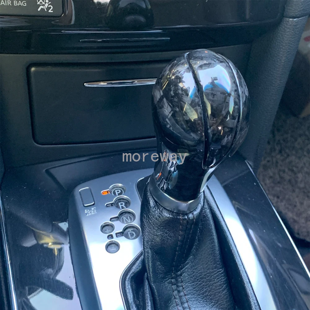 Ручка переключения передач из углеродного волокна куля для Infiniti QX56 G25 G37 FX37 EX37 QX70