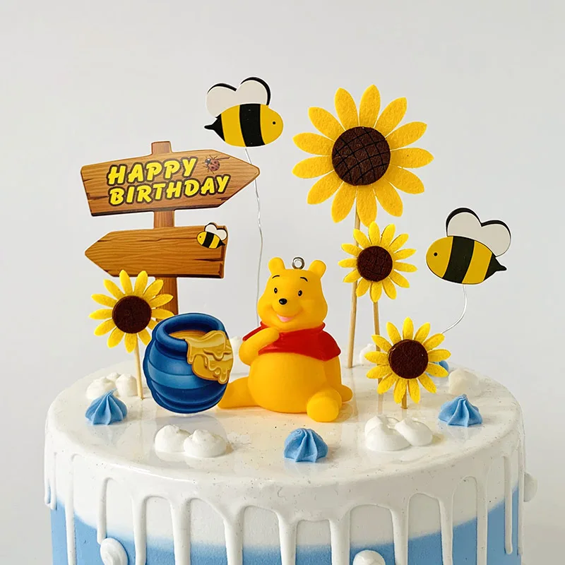 Топпер для торта Винни-Пух аксессуар детского на день рождения украшения
