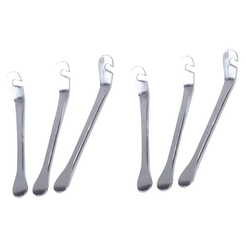 

6PCS Heavy Duty Tyre Lever Set Steel For Motorcycle Bike Puncture Wheel