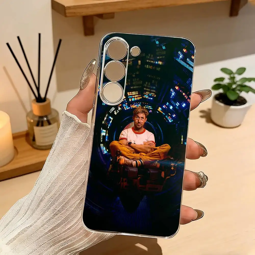 Фото Забавный чехол для телефона с изображением Райана Гослинга для Samsung Galaxy A71, A70, A52, A51, A40, A30, прозрачный чехол №1