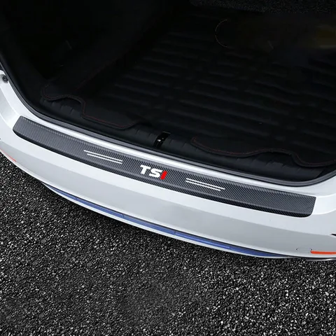 Углеродная наклейка на порог для Volkswagen VW TSI TDI APR Polo 5 6 Bora Jetta Passat B5 Golf 7 MK5 Beetle 3B Tiguan