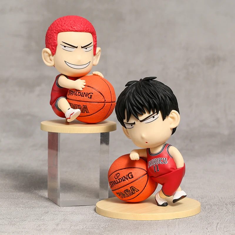 

Slam Dunk Hanamichi Sakuragi Rukawa Kaede PVC Model Anime Collection Figure Toy Gift