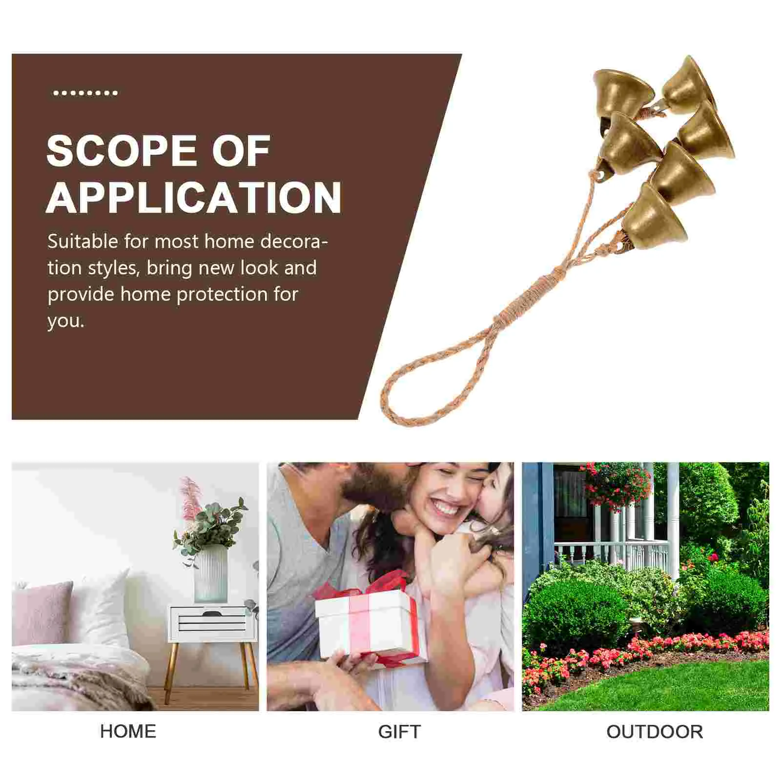 Дверная вешалка Windchime с дверным звонком фото защитная детская ручка украшение