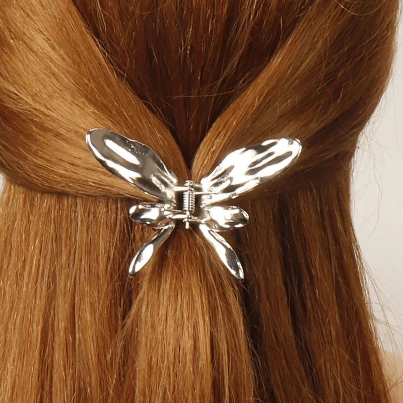 

Модные металлические маленькие заколки для волос с бабочкой для женщин и девушек Элегантные Заколки для конского хвоста аксессуары для волос